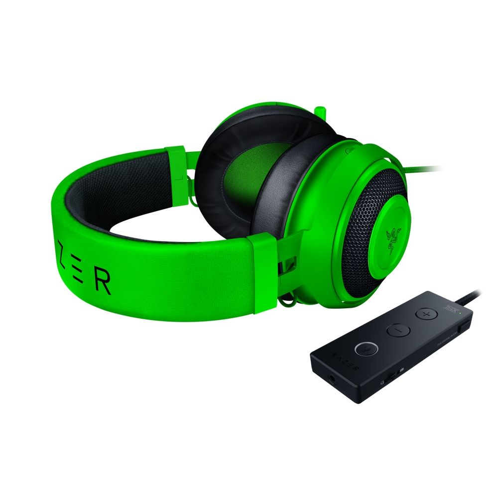 Razer - Razer Kraken Tournament Edition Gaming Headset with USB Audio Controller Gr