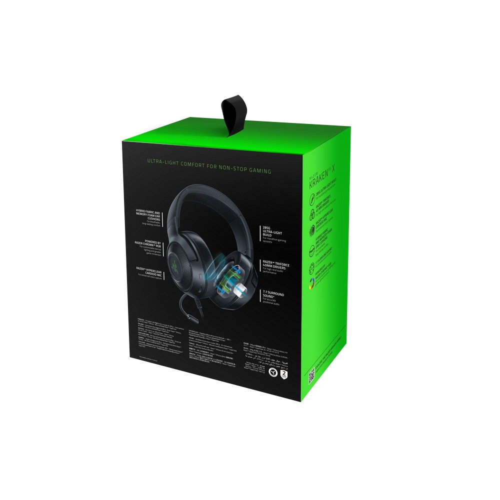 Ultralight PC Gaming Headset - Razer Kraken V3 X