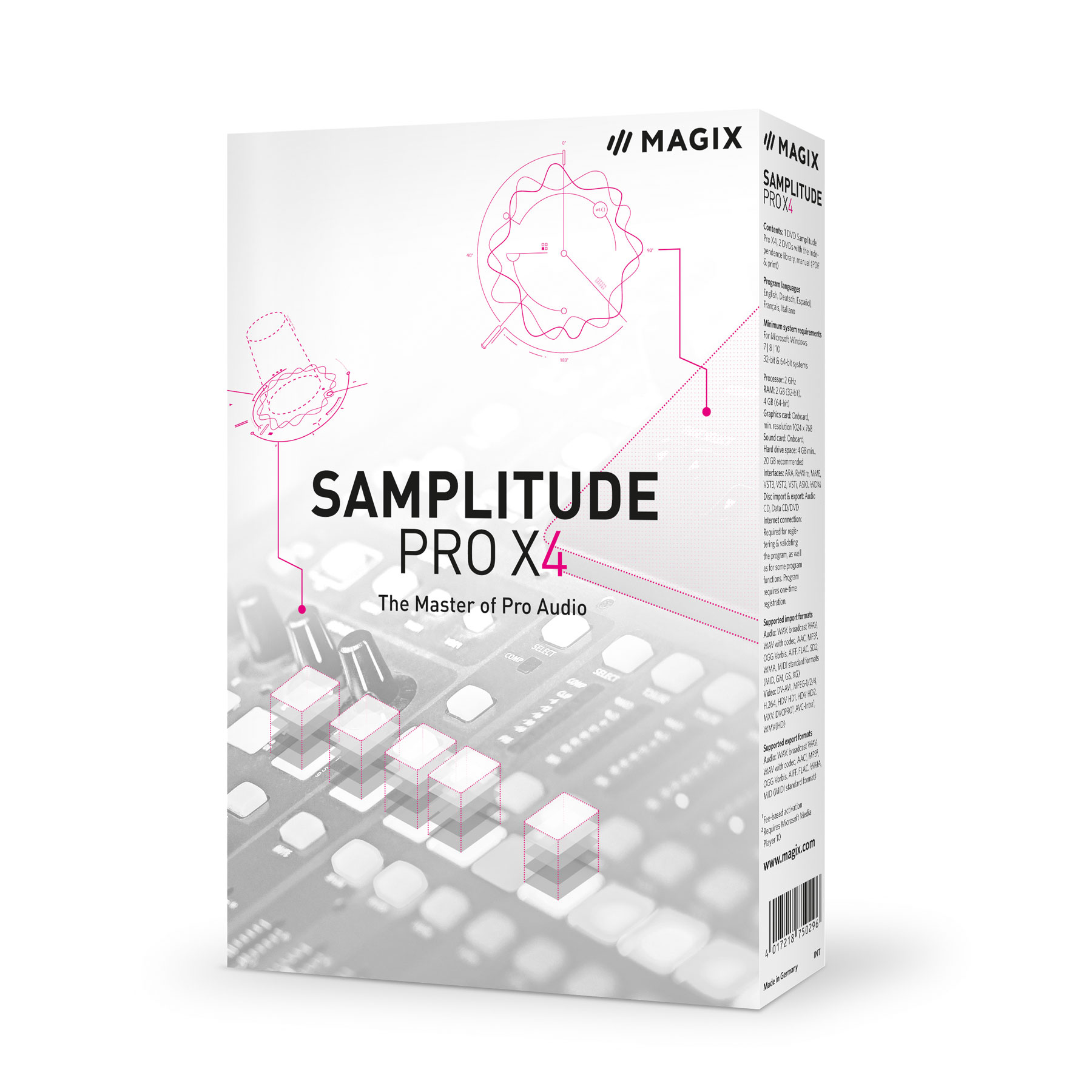  - MAGIX SAMPLITUDE Pro X4 - Pro Music Recording Mixing and Mastering Digital 