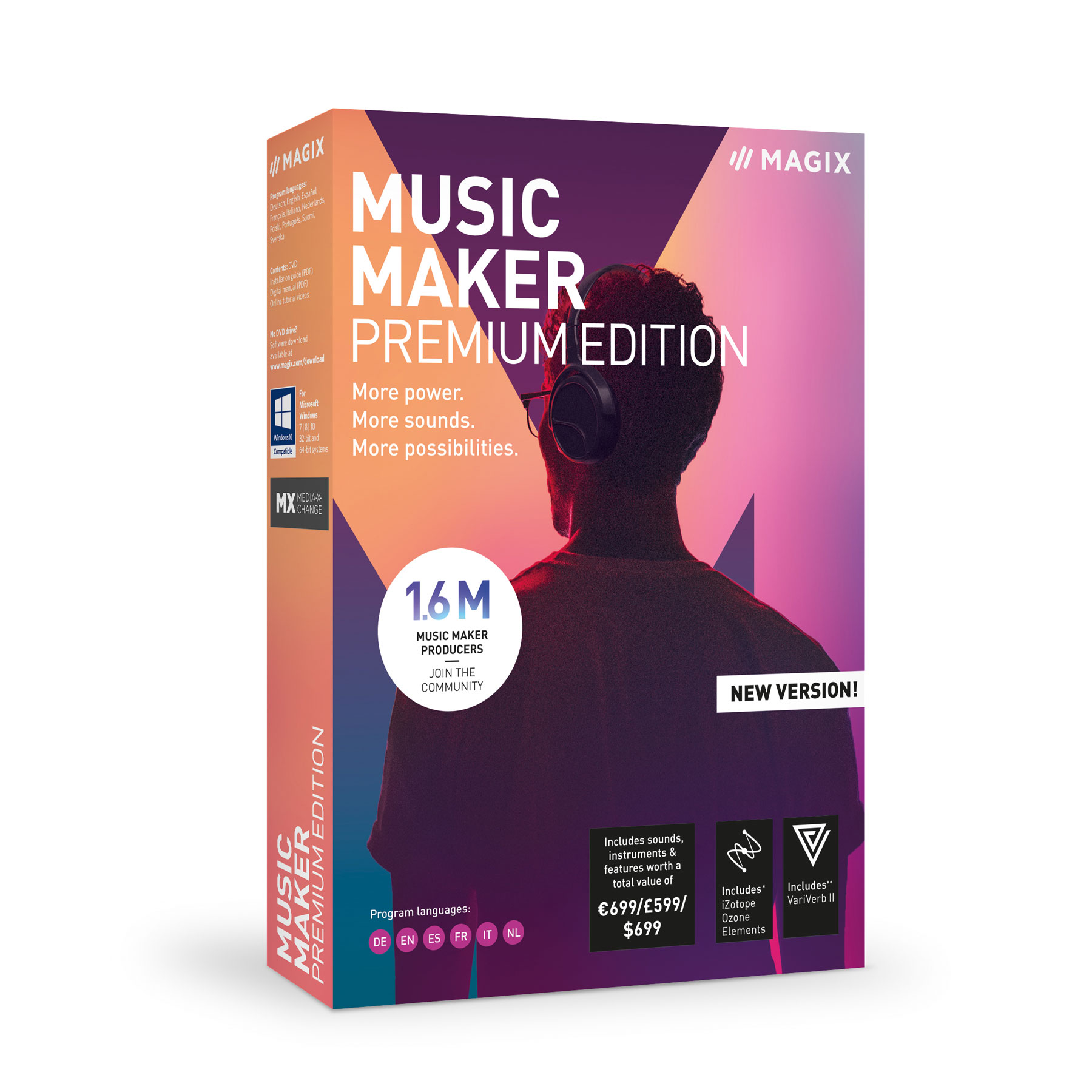  - MAGIX MUSIC MAKER Premium Edition - Simply Create Music Digital Download