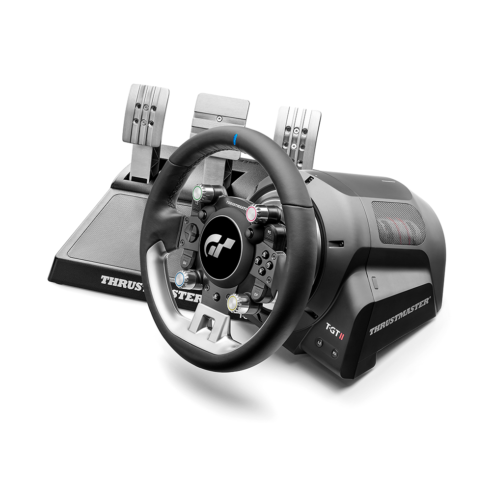 Thrustmaster - B Grade Thrustmaster T-GT II Steering Precision Force Feedback Sim Wheel and Pedal Set (PC,PS4, PS5, 4168061