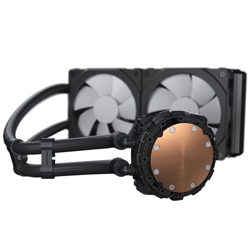 Phanteks - Phanteks Glacier One 280MPH All In One CPU Water Cooler HALOS D-RGB Black -