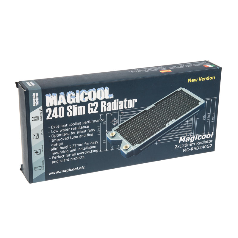 Magicool - Magicool G2 Slim radiator 16 FPI - 240mm