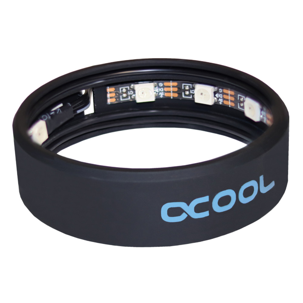 Alphacool - Alphacool Aurora LED Ring for 60mm Thick Reservoirs  - Digital RGB