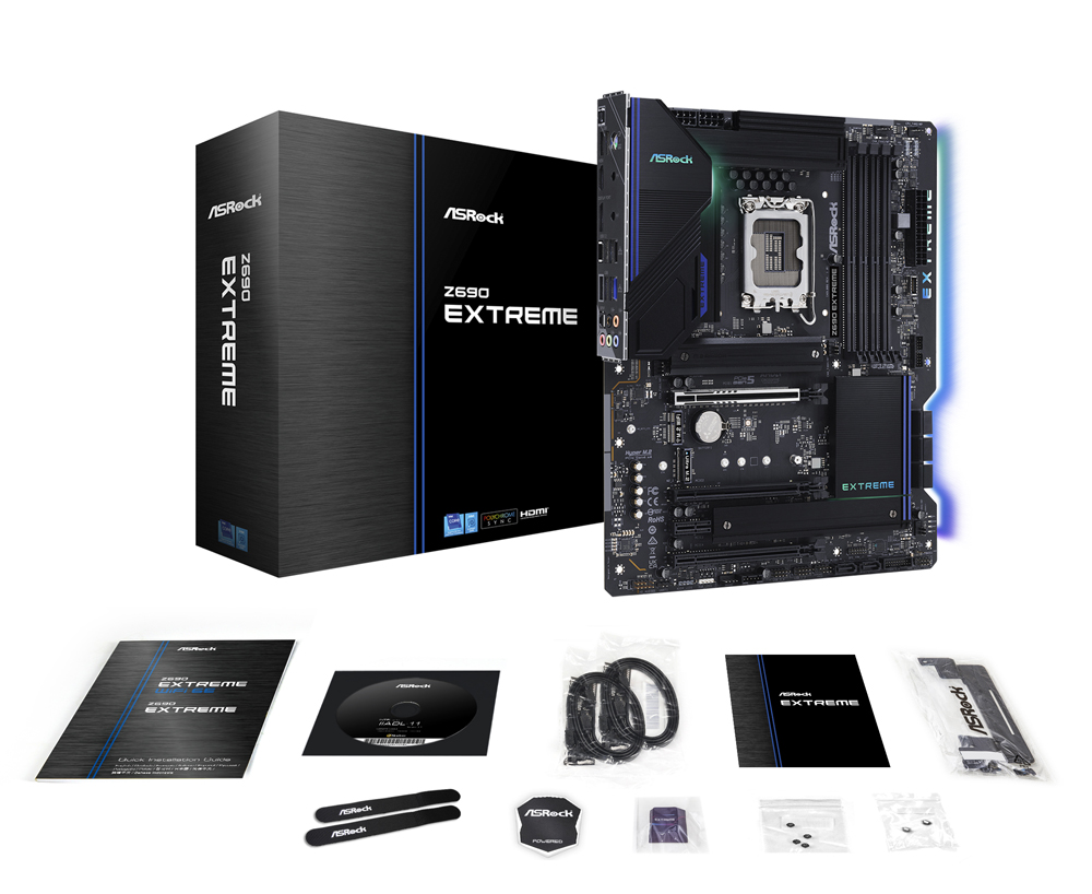 ASRock - Asrock Z690 Extreme - Intel Z690 DDR4 ATX Motherboard