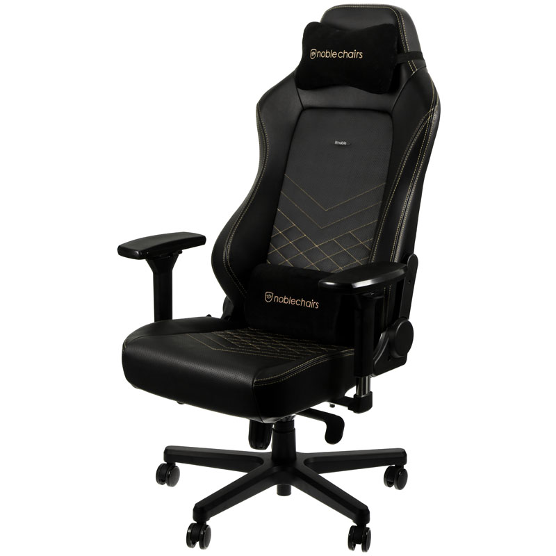 Features of the noblechairs HERO Black-Gold Gaming Chair