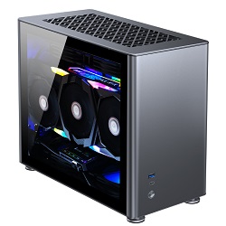 JONSBO A4 ITX side image with tempered glass