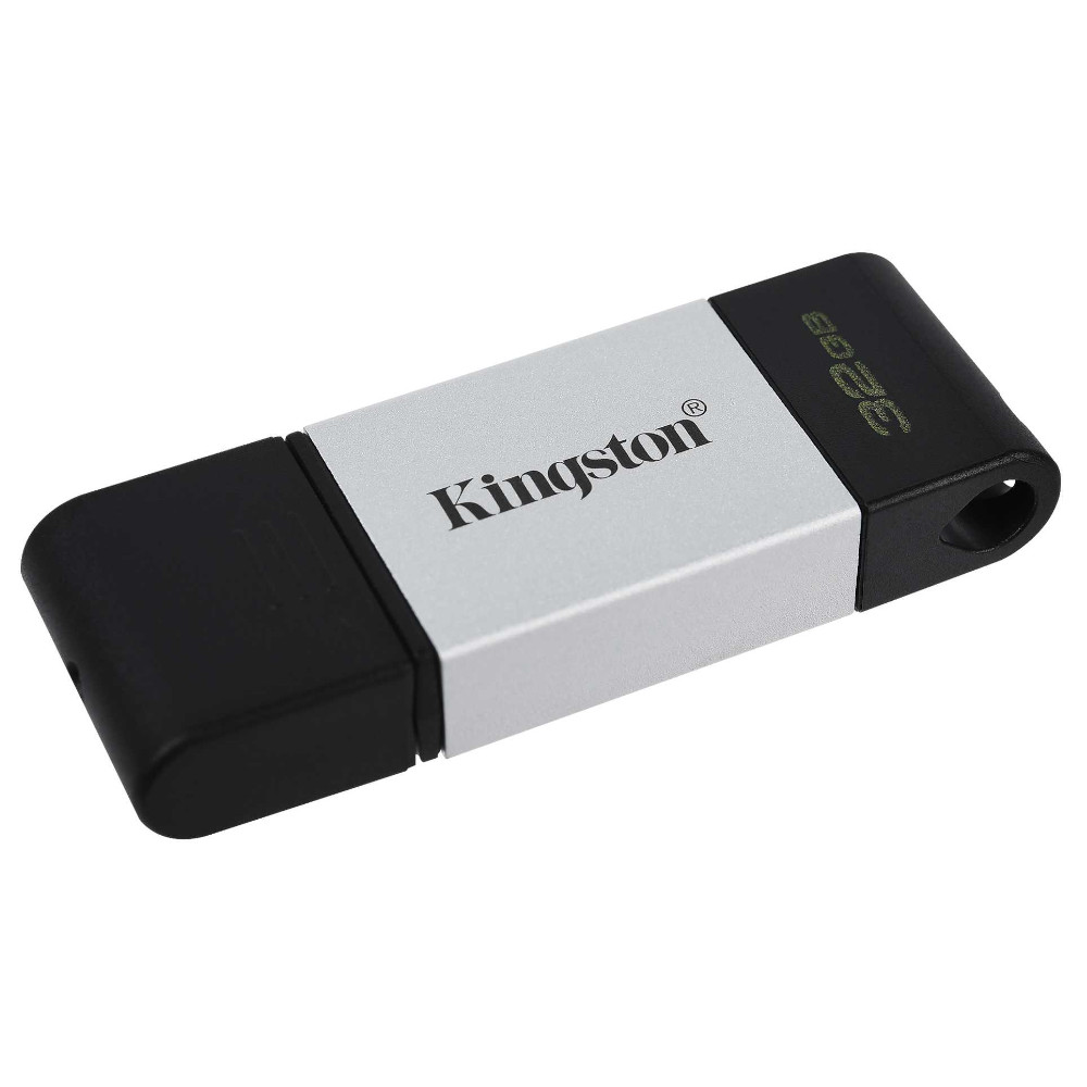 Kingston - Kingston 32GB DataTraveler 80 USB Type-C 3.2 Gen 1 Flash Drive (DT80/32GB)