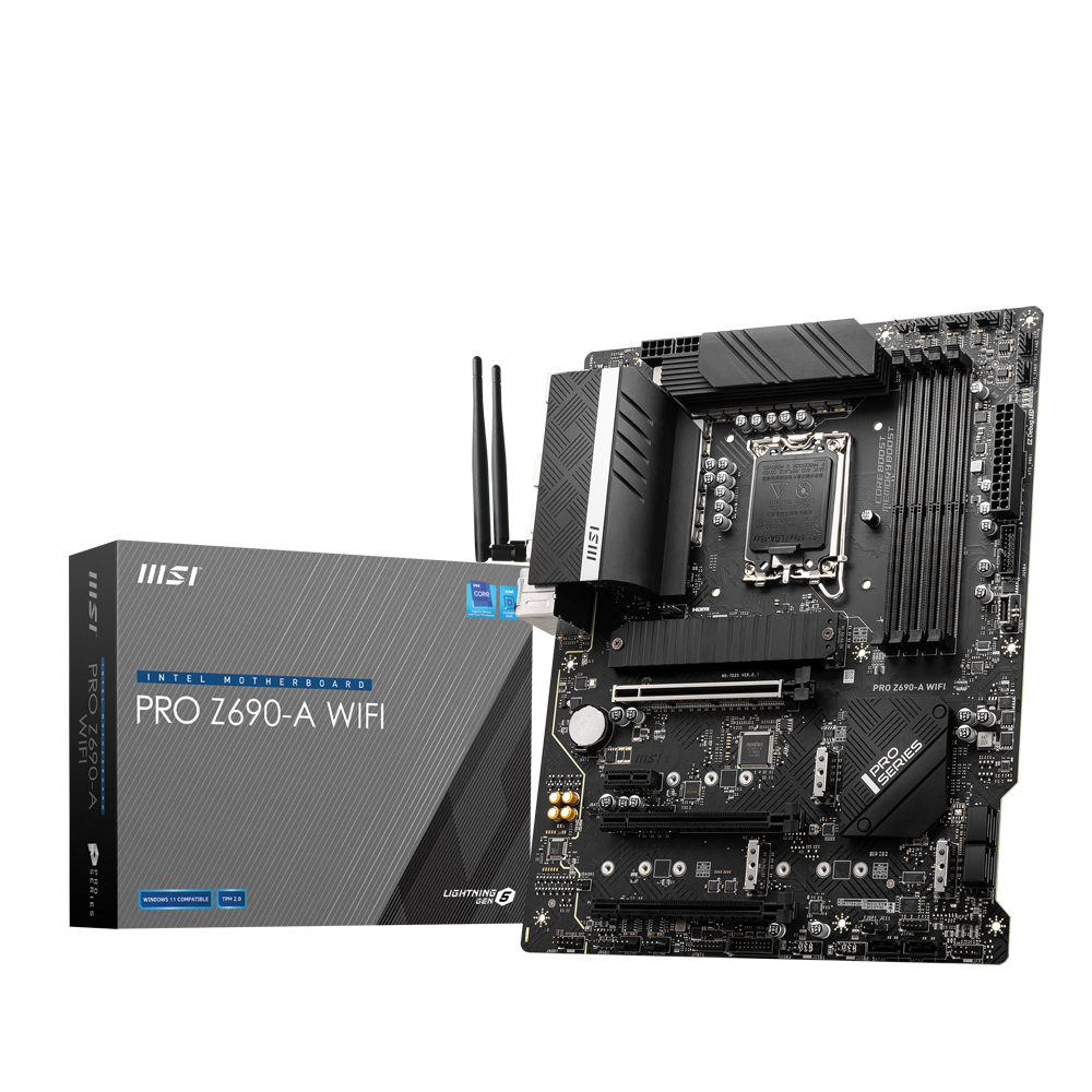 MSI - MSI Pro Z690-A WiFi - Intel Z690 DDR5 ATX Motherboard