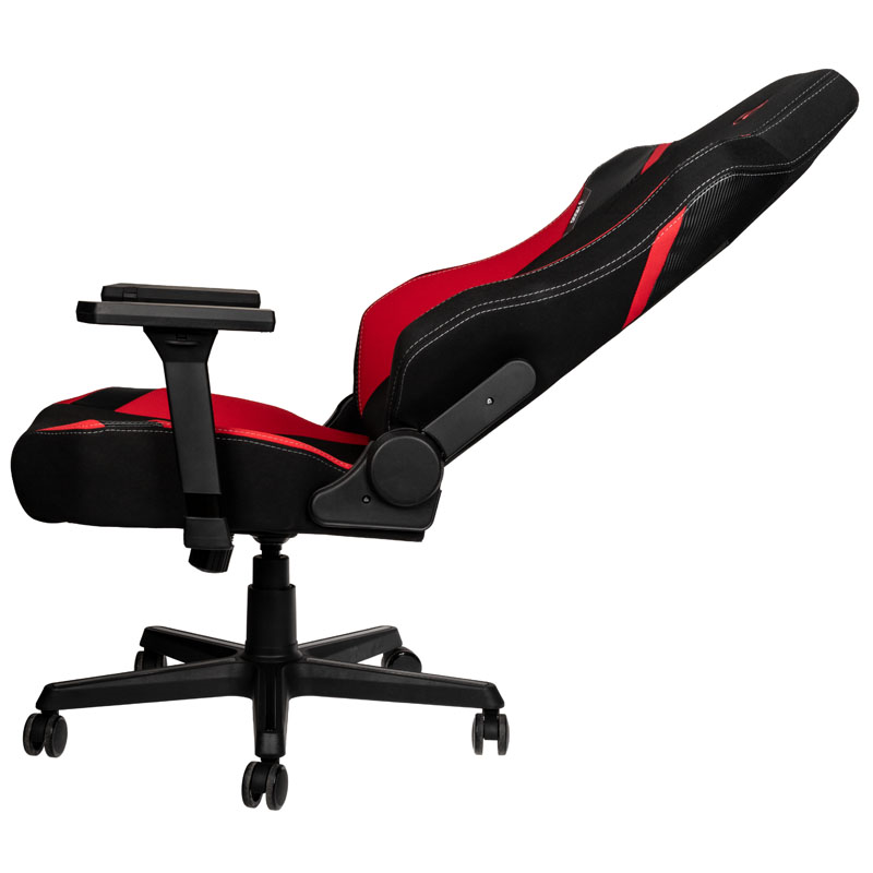 Nitro Concepts X1000 Inferno Red side recline view
