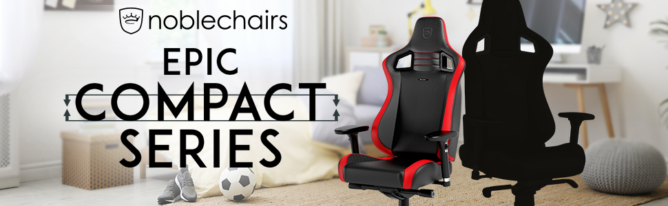 Banner image for the noblechairs EPIC Compact Red Gaming Chair