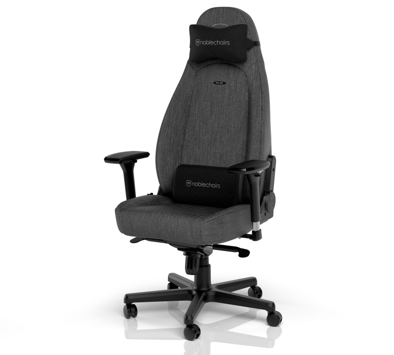 noblechairs ICON TX Gaming Chair – Anthracite with head and lumbar pillows