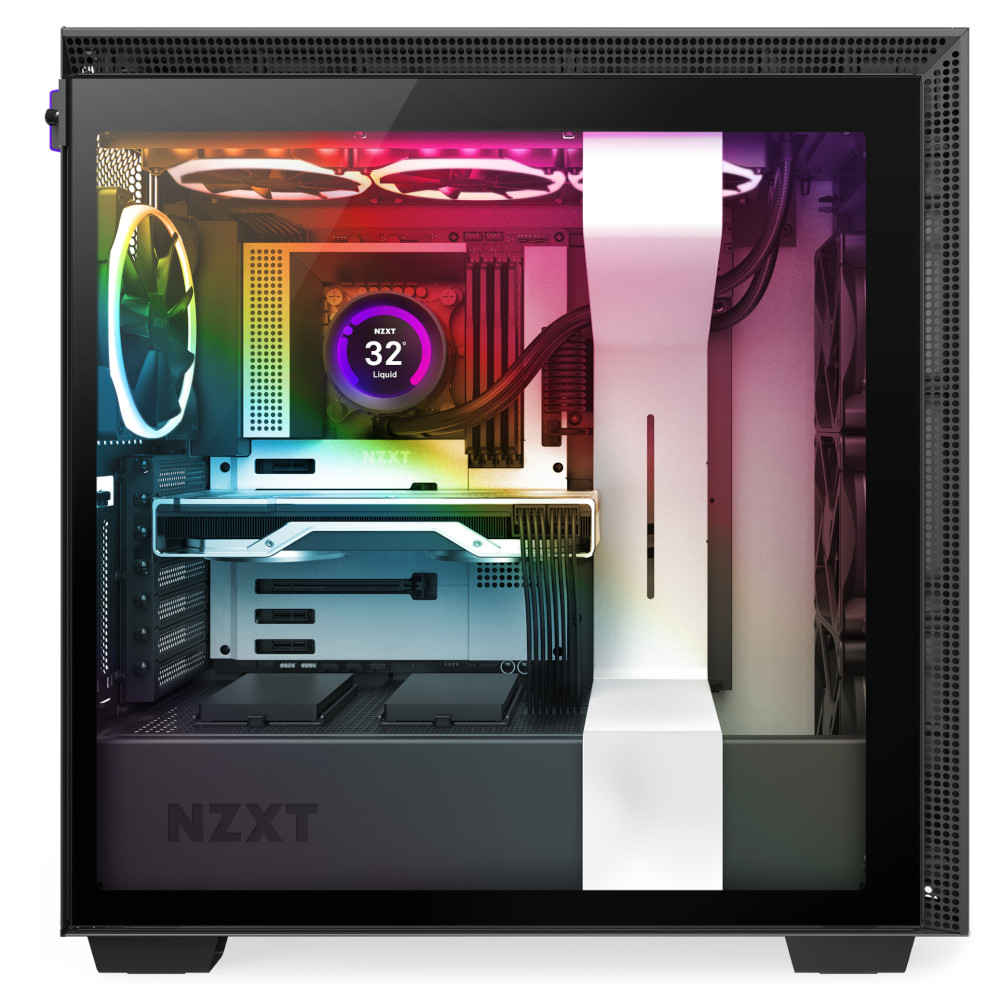 NZXT Kraken Z53 RGB AIO CPU Water Cooler With LCD Screen White 240mm