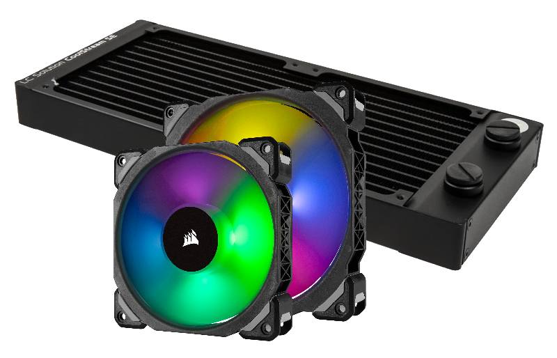 Radiator and RGB fans