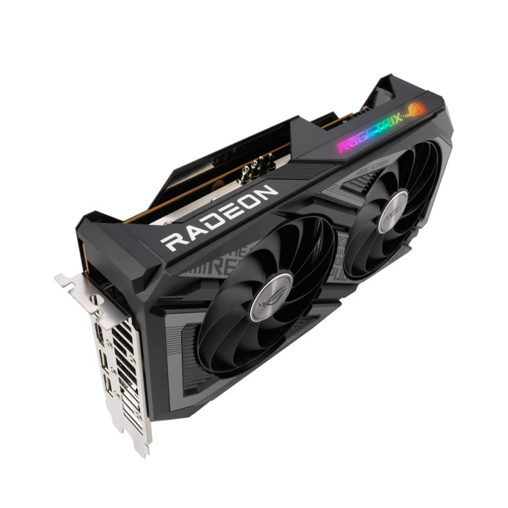 Asus - Asus Radeon RX 6600 XT ROG Strix OC 8GB GDDR6 PCI-Express Graphics Card