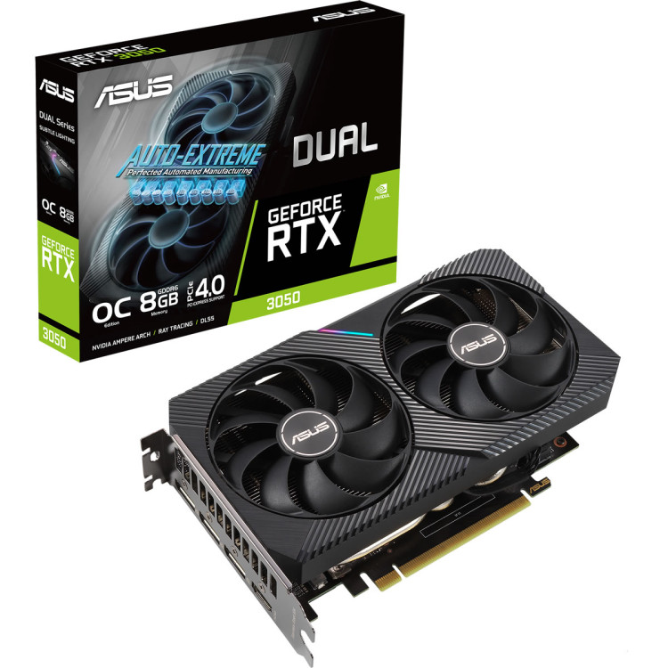 ASUS GeForce RTX 3050 Dual OC LHR GPU