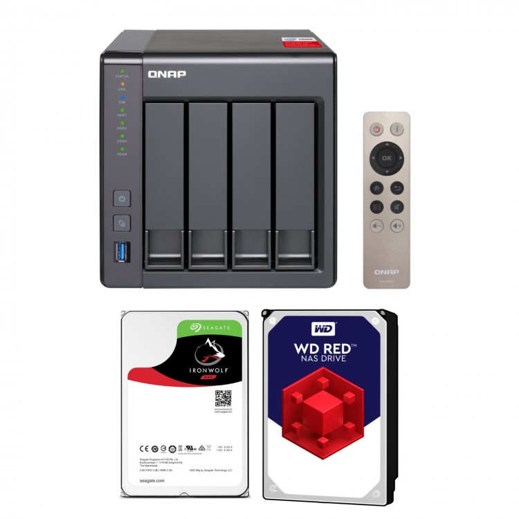 Overclockers uk nas Qnap bundle remote storage small office populated
