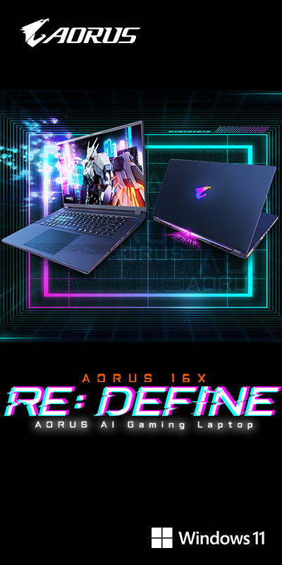 Nav Menu - Laptops - Gigabyte - Aorus 16X