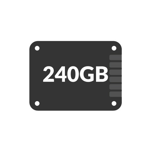 240GB SSDs