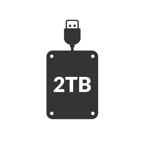 2TB External Solid State Drives (SSD)