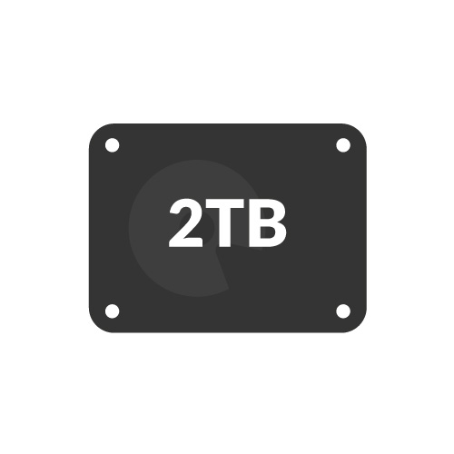 2TB Hard Drives (HDD)