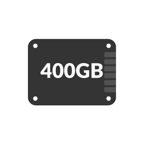 400GB SSDs