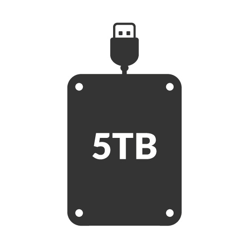 5TB External Hard Drives (HDD)