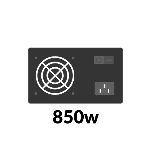 800w - 850w PSUs