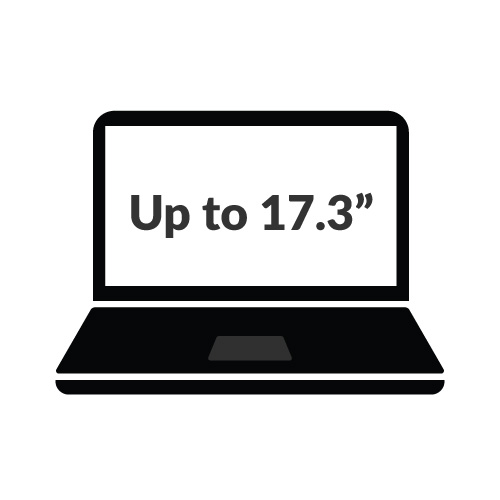 Up to 17.3" Support