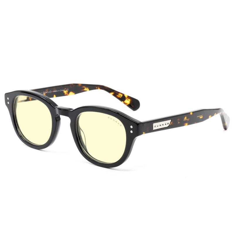 B Grade Gunnar Optiks Emery - Onyx & Tortoiseshell Frame - Amber Lens