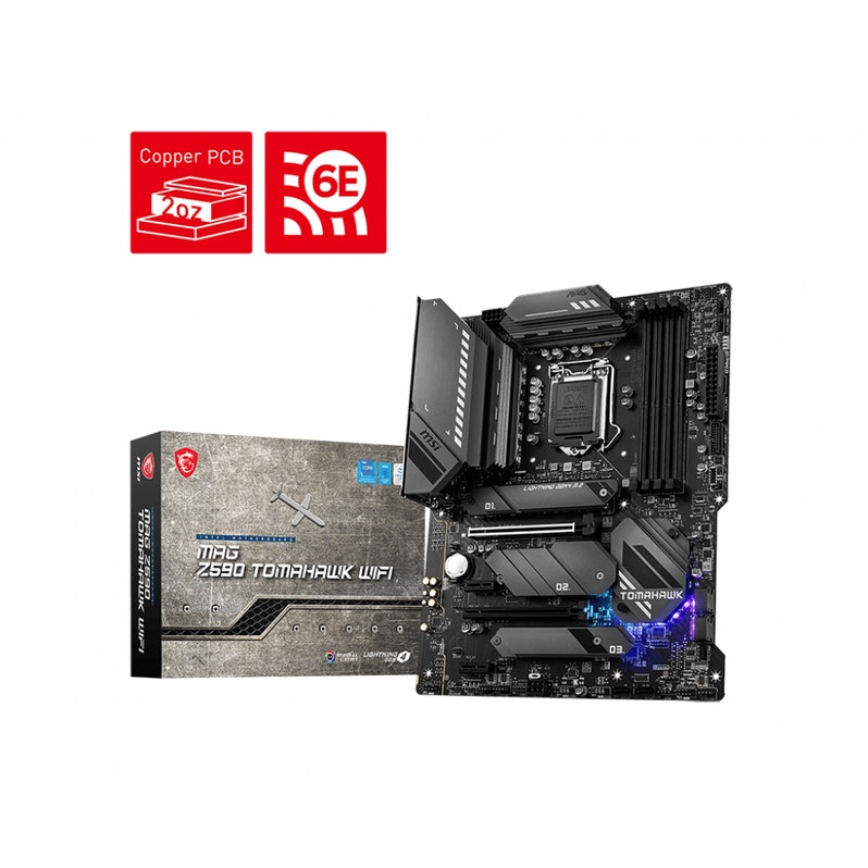 B Grade MSI MAG Z590 TOMAHAWK WIFI (Socket LGA 1200) DDR4 ATX Motherboard