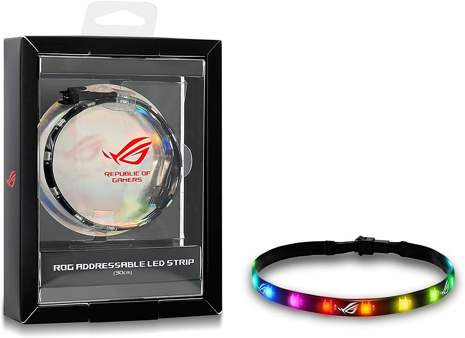 B Grade ASUS ROG Addressable RGB LED Strip 30cm (Motherboard Promo Stock)