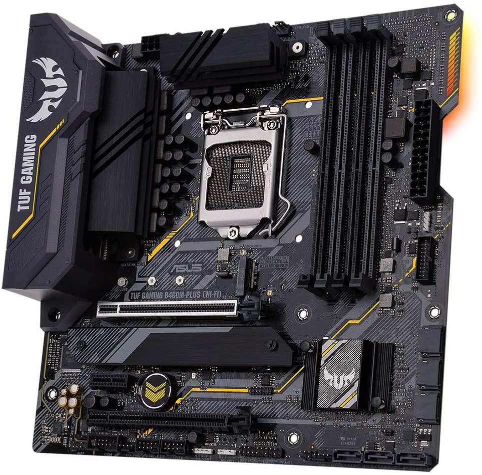 B Grade Asus TUF Gaming B460M-Plus (WI-FI) (Socket LGA 1200) DDR4 Micro-ATX Motherb