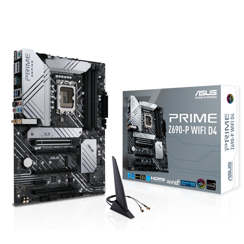 B Grade Asus Prime Z690-P WIFI D4 - Intel Z690 LGA 1700 DDR4 ATX Motherboard