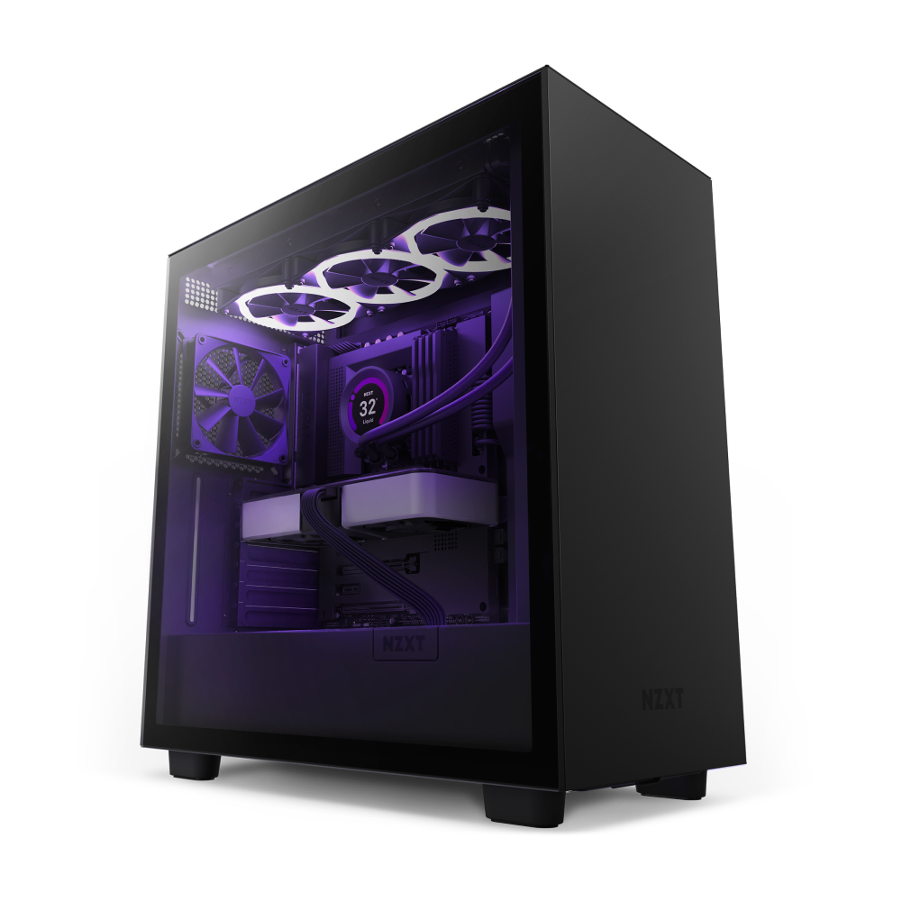 NZXT - NZXT H7 Black Mid Tower Windowed PC Gaming Case