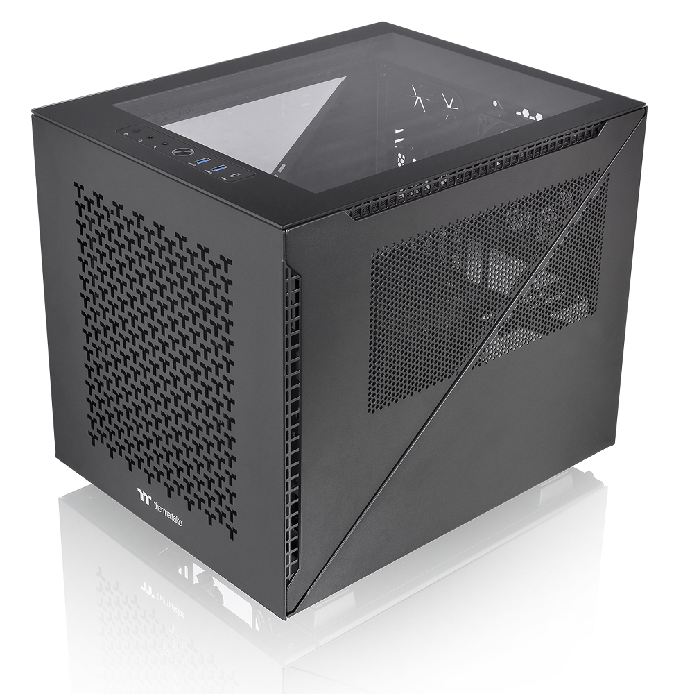 Thermaltake Divider 200 TG Air Black Micro-ATX Case | OcUK