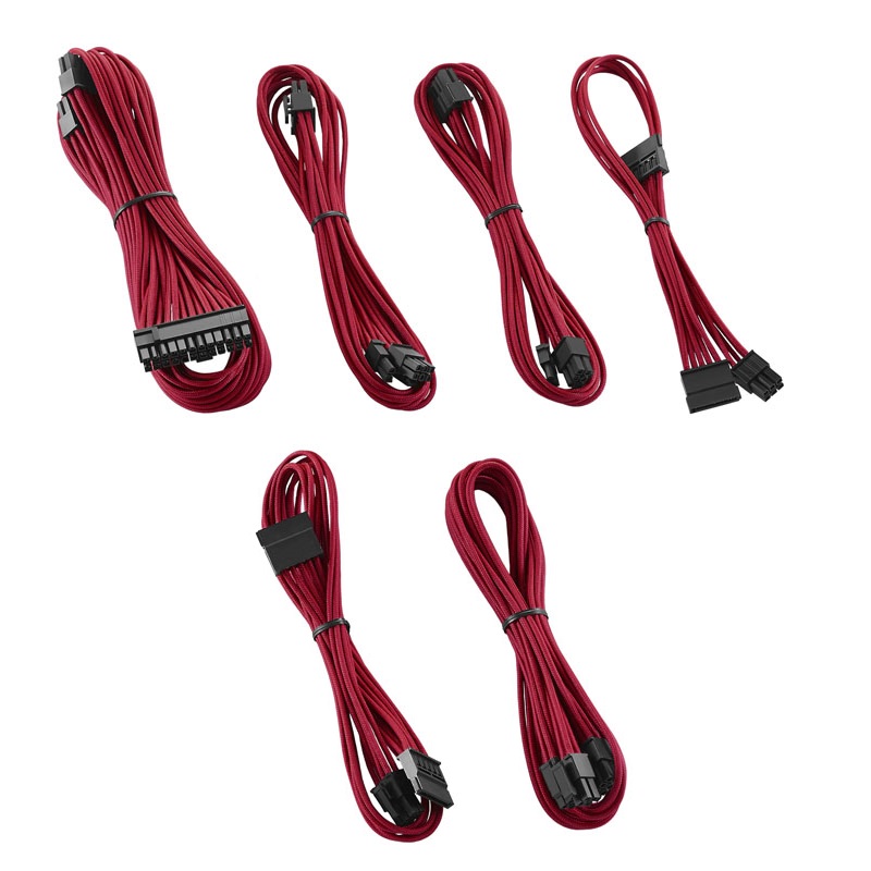 CableMod - B Grade CableMod C-Series AXi, HXi, TX/CX/CS-M & RM ModFlex Essentials Cable Kit  - Red