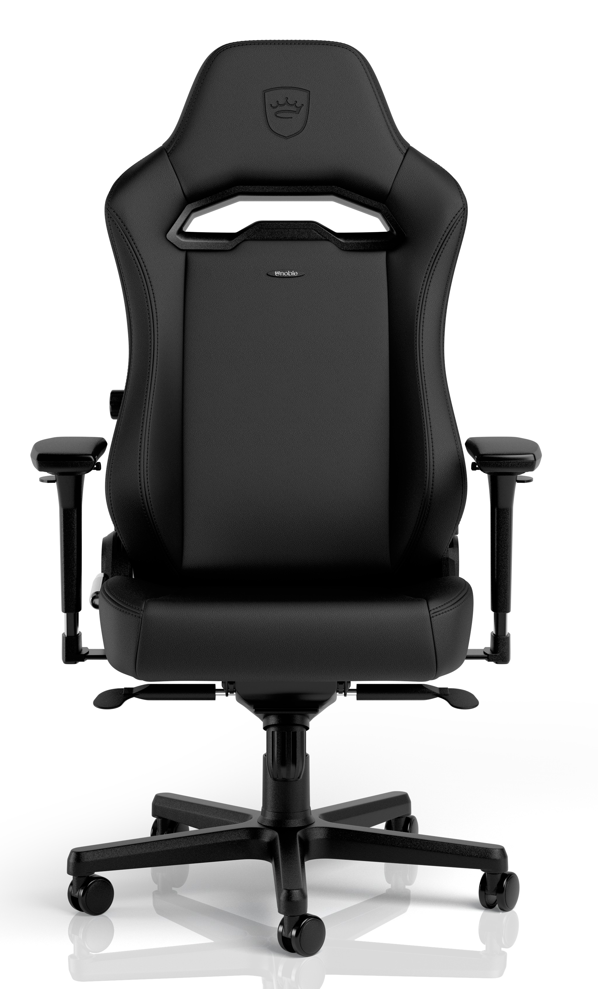 black gaming chair with speakers