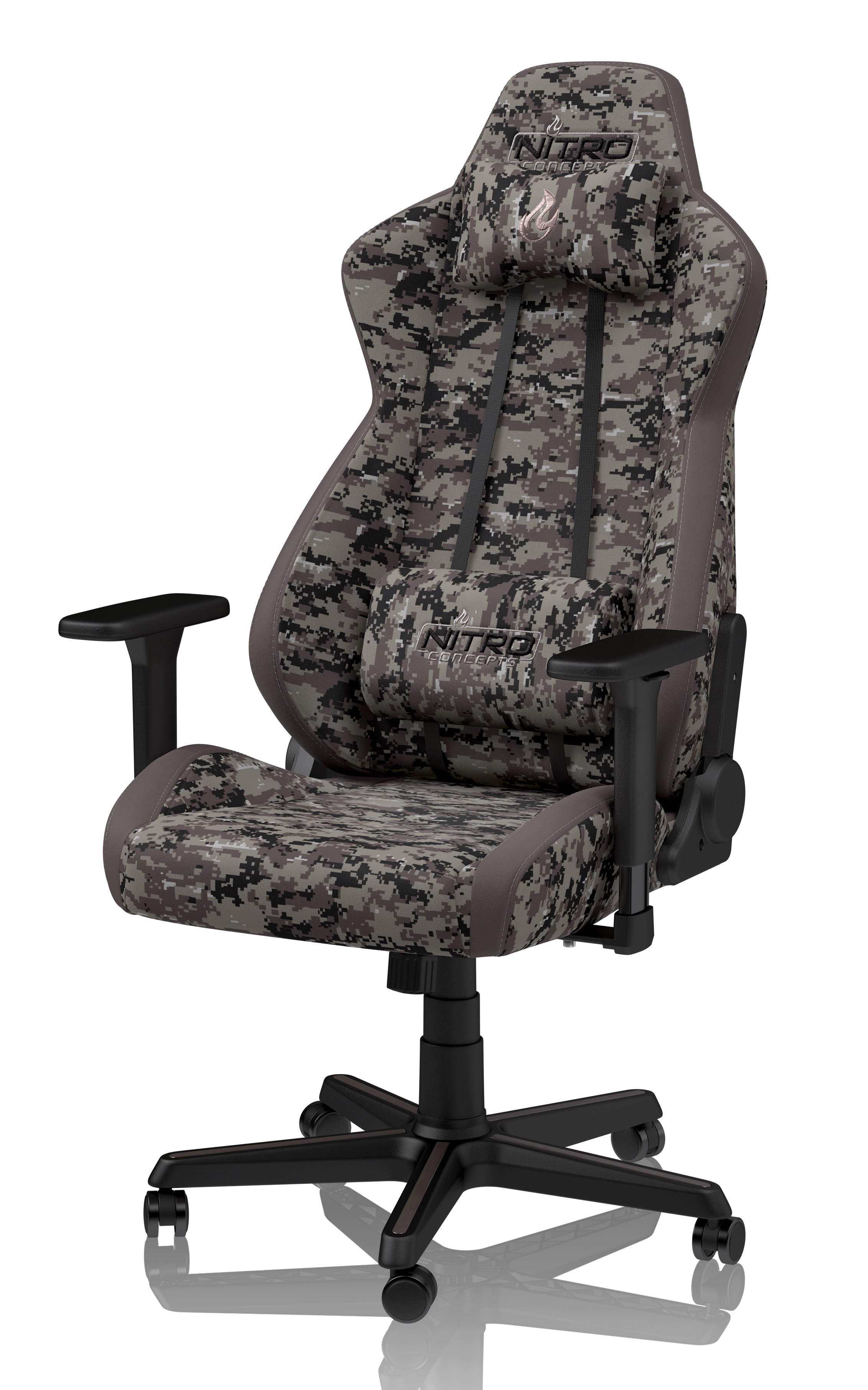 grey camo gaming chair