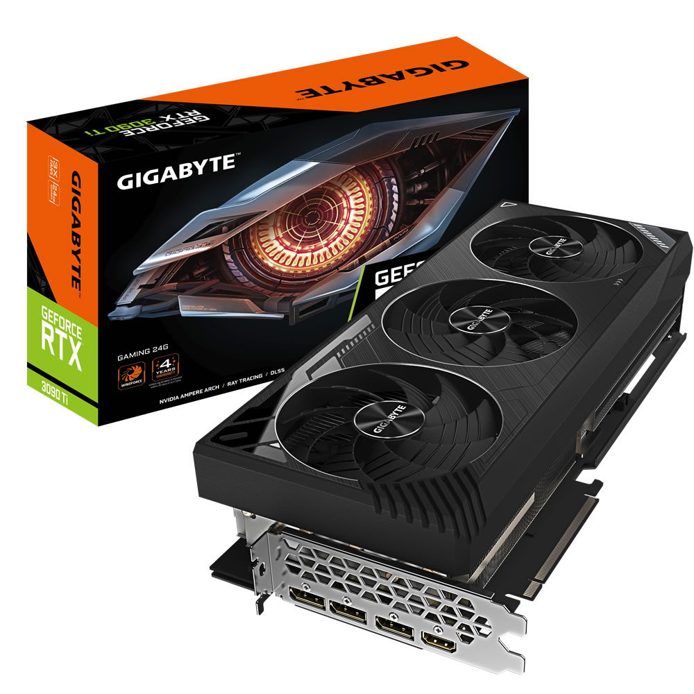 Gigabyte - Gigabyte GeForce RTX 3090 Ti Gaming 24GB GDDR6X PCI-Express Graphics Card