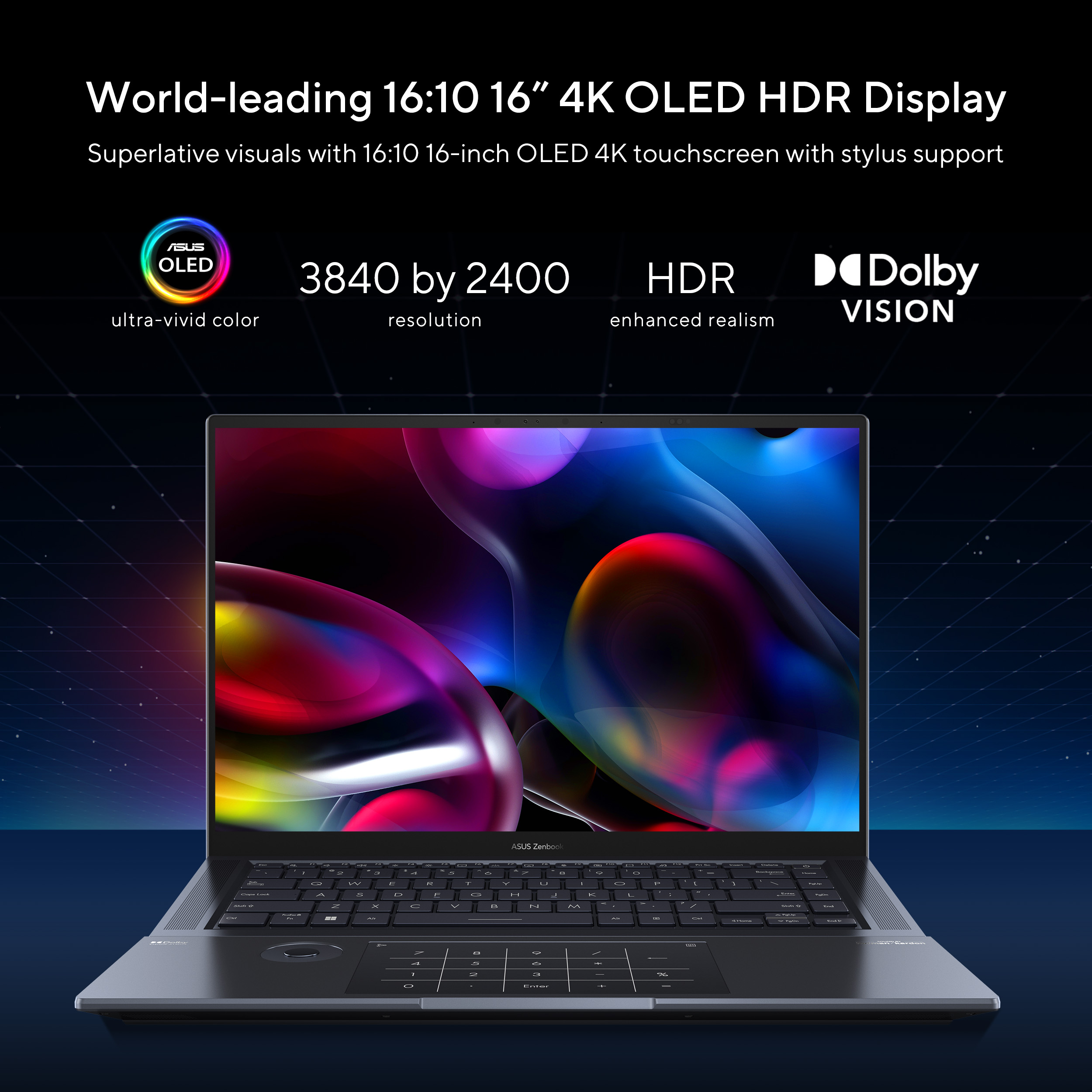 16-Inch Gaming Laptop with Fastest OLED Display