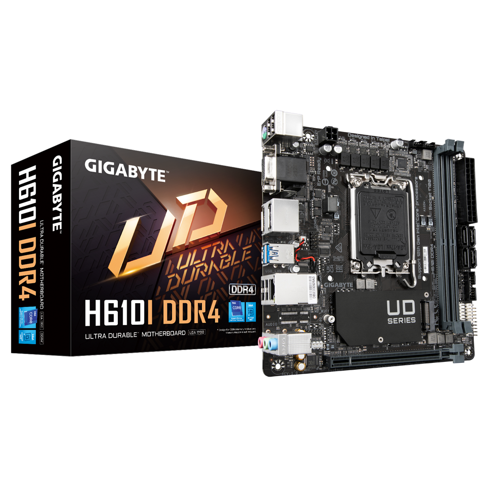 Gigabyte H610I - Intel H610 DDR4 Mini-ITX Motherboard