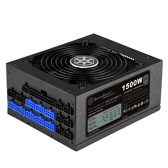 B Grade SilverStone SST-ST1500-TI V2.0-1500W 80 Plus Titanium modular Power Supply