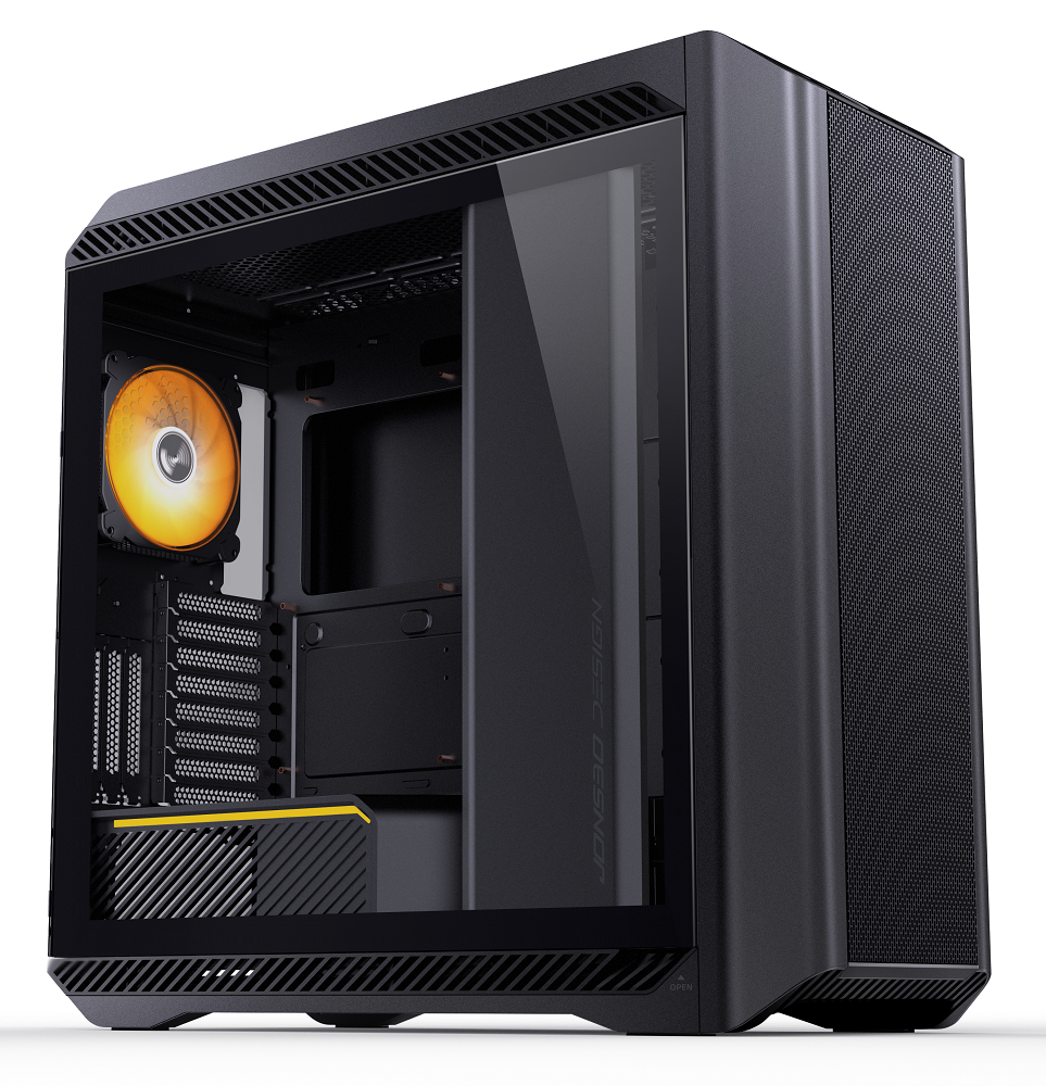 Jonsbo - Jonsbo D500 Aluminium Full Tower PC Case  Black Tempered Glass