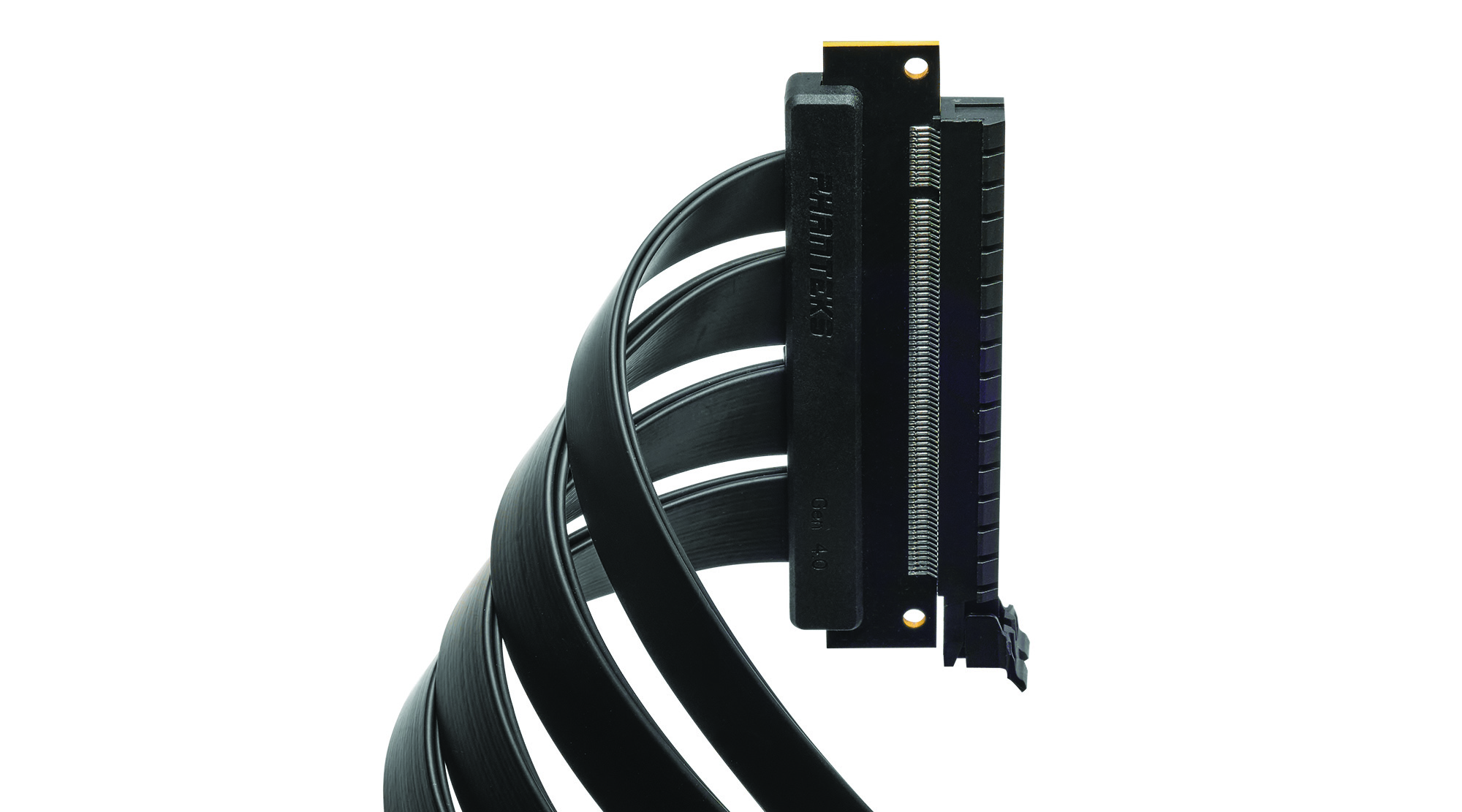 Phanteks - Phanteks 600 mmFlatline PCI-E 4.0 x16Riser Cable 90 Adapter