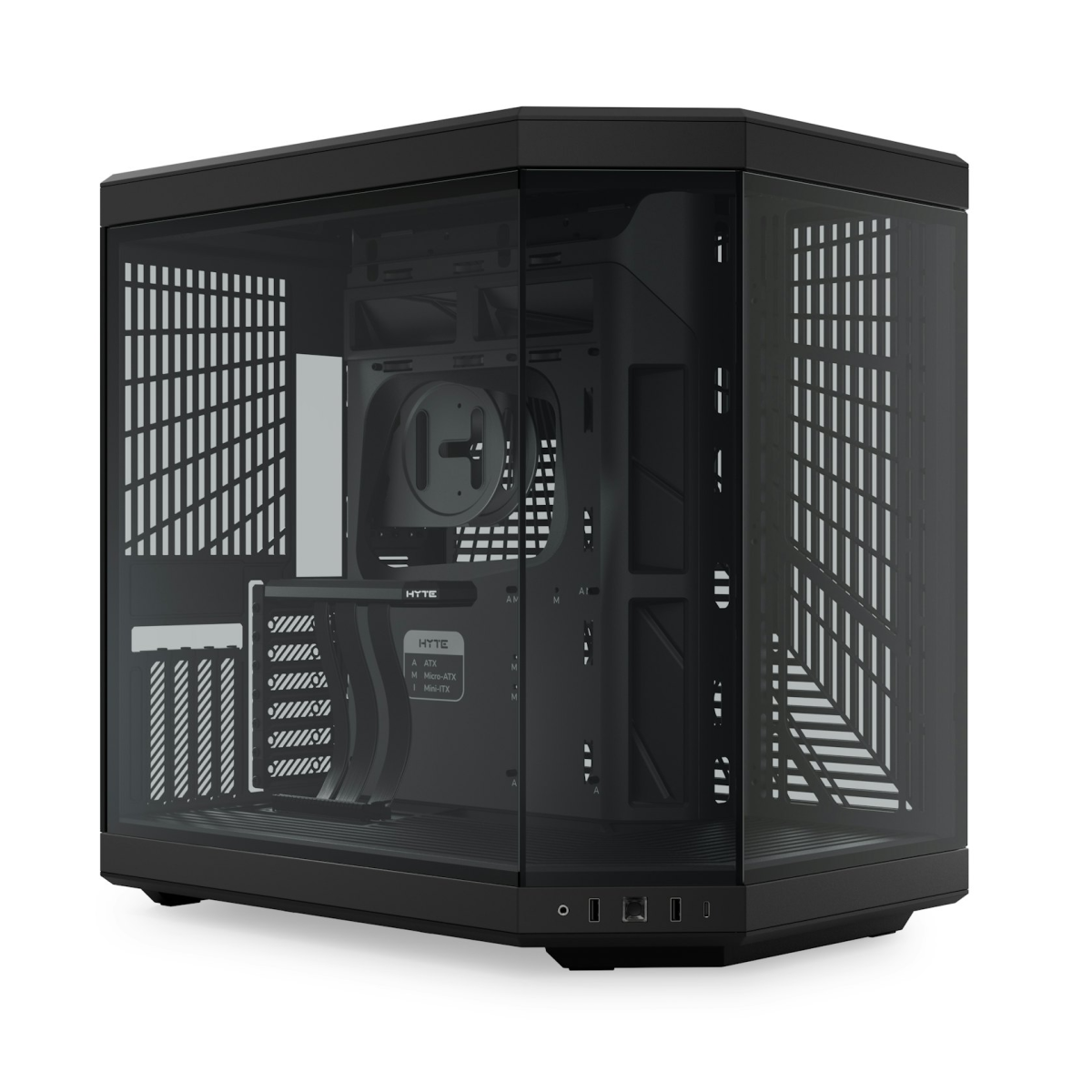 Build Stock Hyte Y70 Dual Chamber Mid-Tower ATX Case - Black