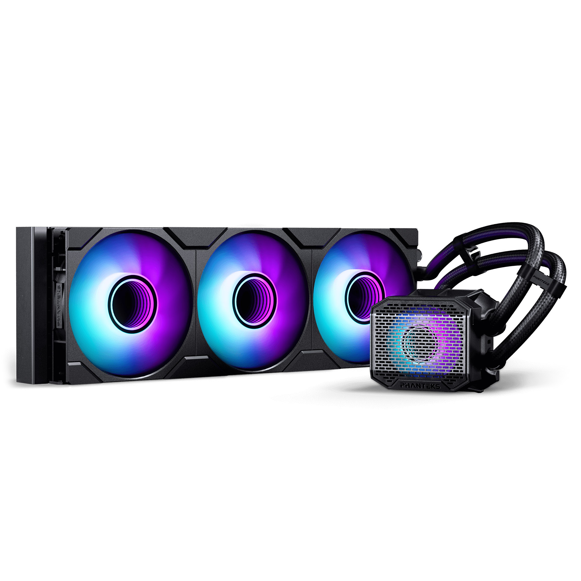 Phanteks Glacier One 360 M25 Black RGB All In One CPU Water Cooler - 360mm