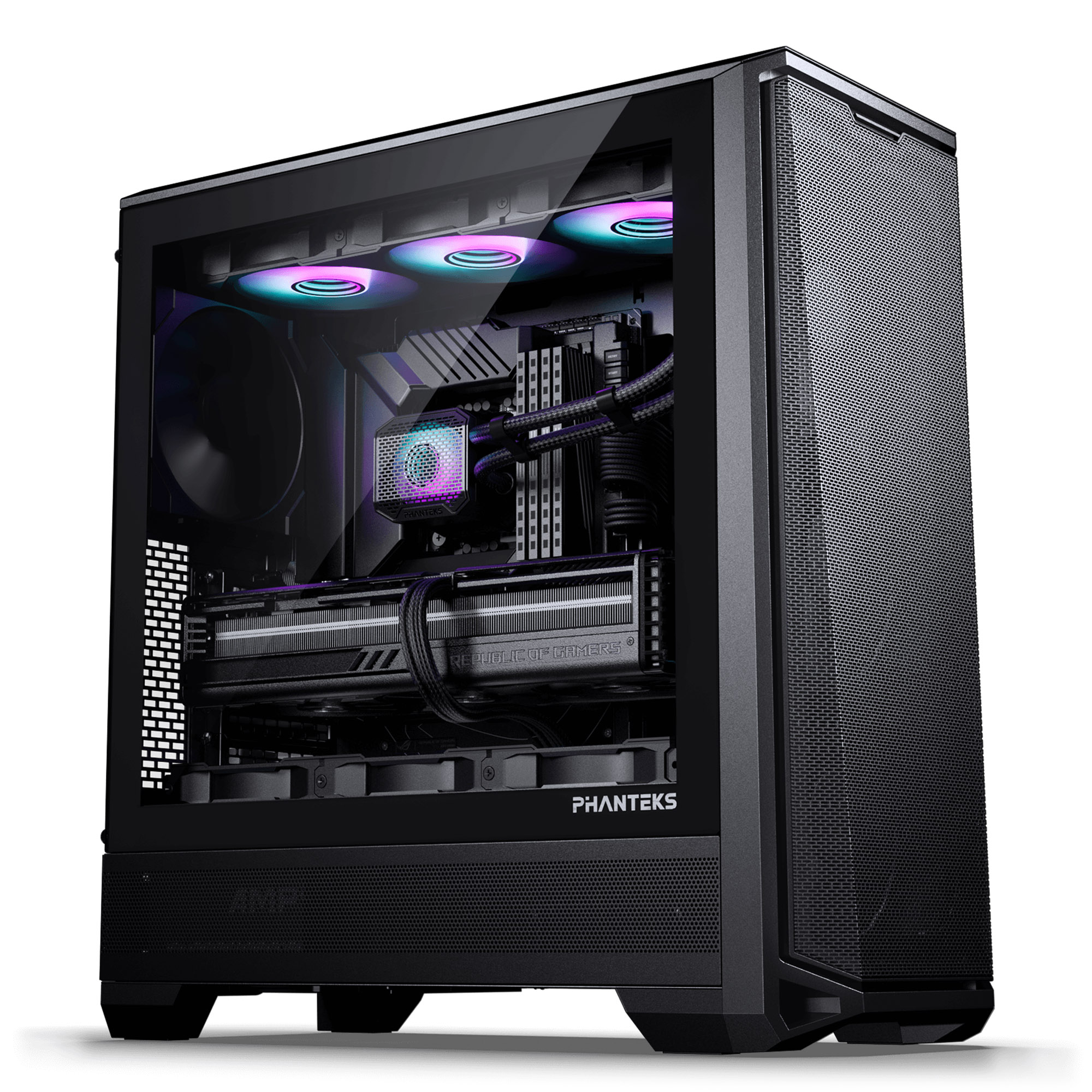 Phanteks - Phanteks Glacier One 360 M25 Black RGB All In One CPU Water Cooler - 360mm