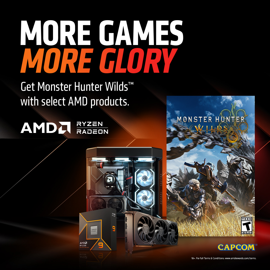 AMD Radeon - Monster Hunter Wilds Game Bundle