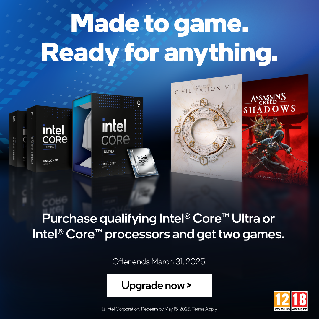 Intel Core Ultra Bundle - Assassin's Creed Shadows and Civilization VII